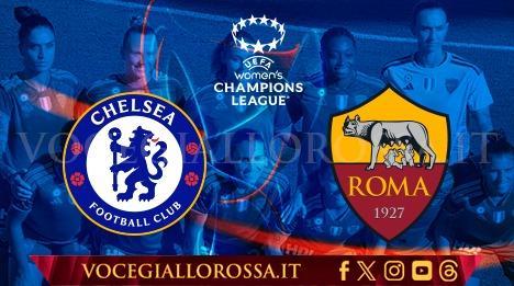 Women's Champions League - Chelsea-Roma 0-0 - Intervento provvidenziale di Oladipo su Beever-Jones