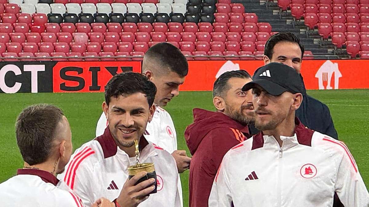 Angelino e Paredes bevono il mate al San Mames. FOTO! VIDEO!