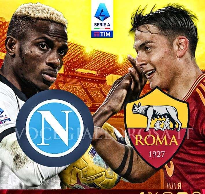 Napoli-Roma 2-2 - I giallorossi salvano un punto nel finale grazie ad Abraham