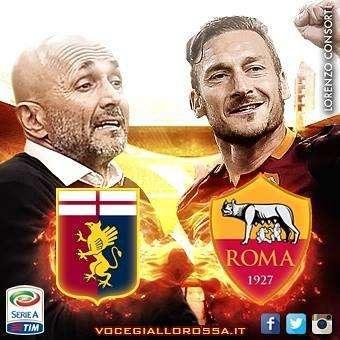 Genoa-Roma - La copertina