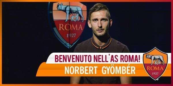 COMUNICATO AS ROMA - Acquistato Gyomber a titolo temporaneo. Avrà il numero 23
