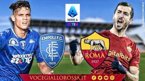 Empoli-Roma - La copertina del match. GRAFICA!