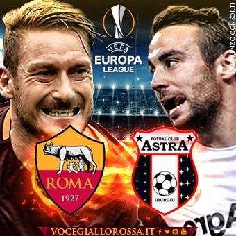 Roma-Astra Giurgiu - La copertina