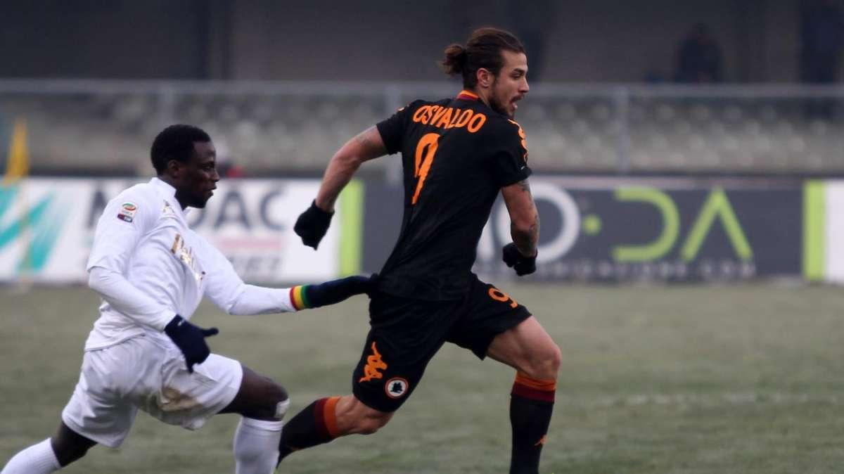 Osvaldo: "Roma-Milan? E' una bella gara, importante e con squadre che giocano bene"