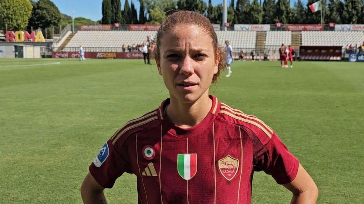 Roma Femminile, Giugliano: "Ci portiamo a casa il positivo, sul negativo c'è tempo per migliorare e lavorare"