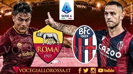 Roma-Bologna 1-0 - Ai giallorossi basta un rigore di Pellegrini, nel finale Abraham è decisivo salvando sulla linea un gol