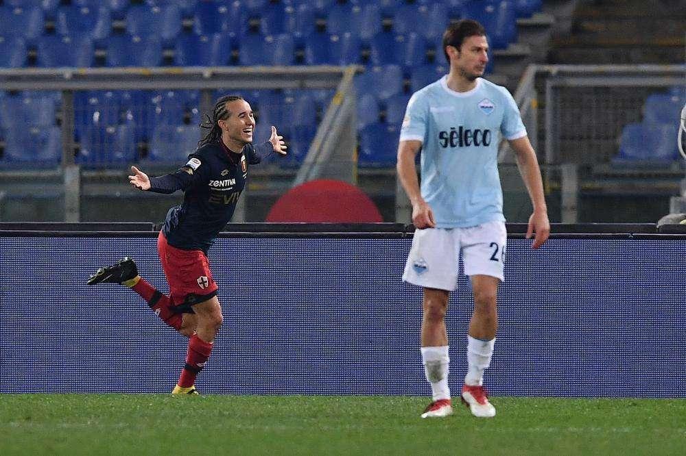 Genoa, Laxalt: "Lazio in Champions? Se la giocherà fino alla fine insieme a Roma e Inter"