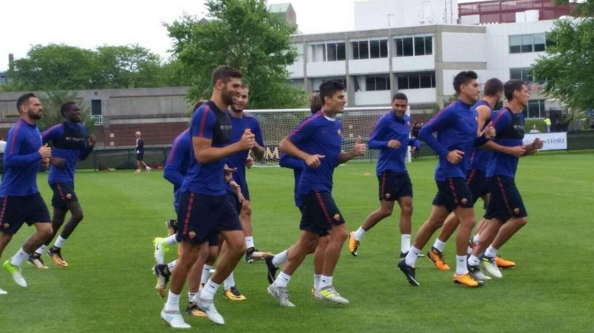 HARVARD UNIVERSITY - Lavoro senza contatto fisico per Manolas. Terapie e palestra per Emerson, Karsdorp ed El Shaarawy, Florenzi in gruppo. Presente Balzaretti