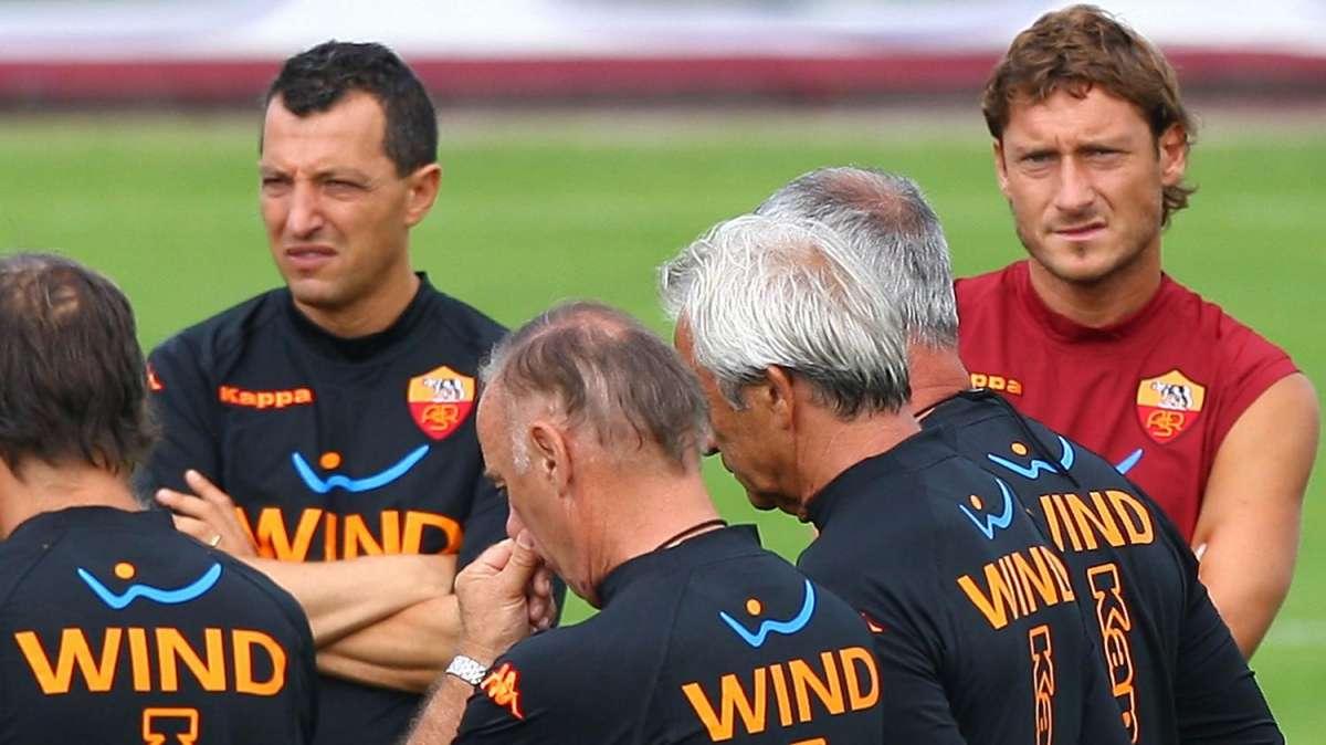 Trigoria: Ranieri prova gli uno contro uno