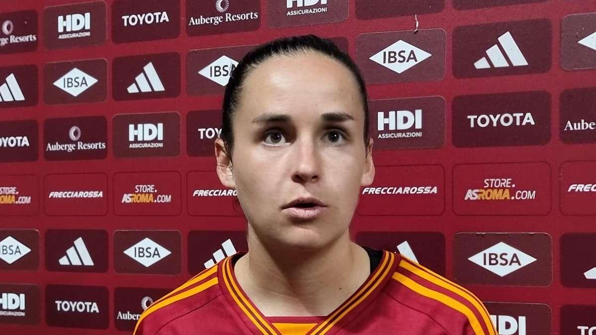 Roma Femminile, Viens: "I tifosi sono pazzeschi. Le partite contro la Juven sono speciali e quella di oggi è stata una delle migliori anche per i fan"