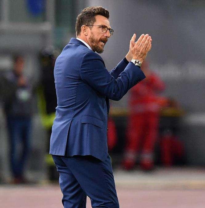 Di Francesco: "Non si può prendere un gol da rimessa laterale, la squadra stava esprimendo giocate importanti e ha dimostrato identità. Dzeko mi aveva chiesto di recuperare"