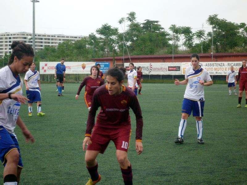 Vittoria sotto la pioggia per la Roma Calcio Femminile