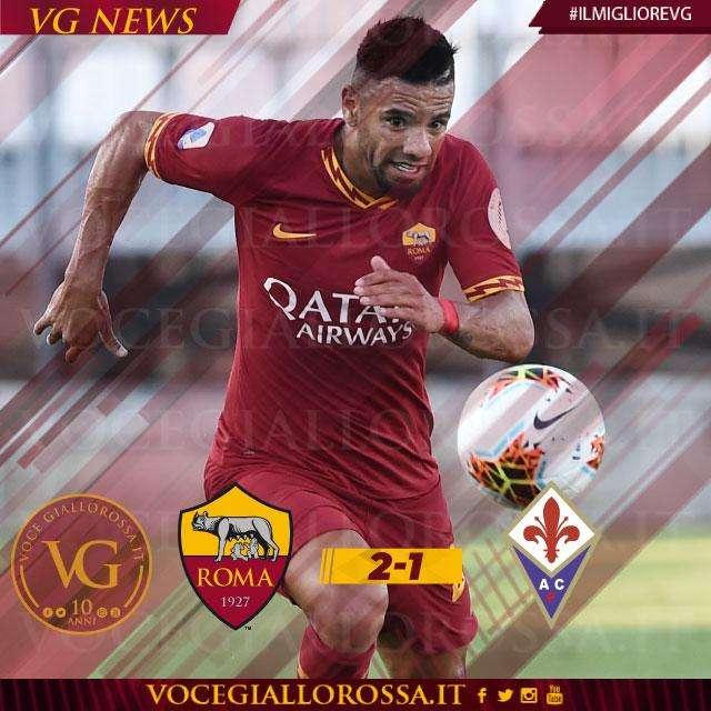 #IlMiglioreVG - Bruno Peres è il man of the match di Roma-Fiorentina 2-1. GRAFICA!