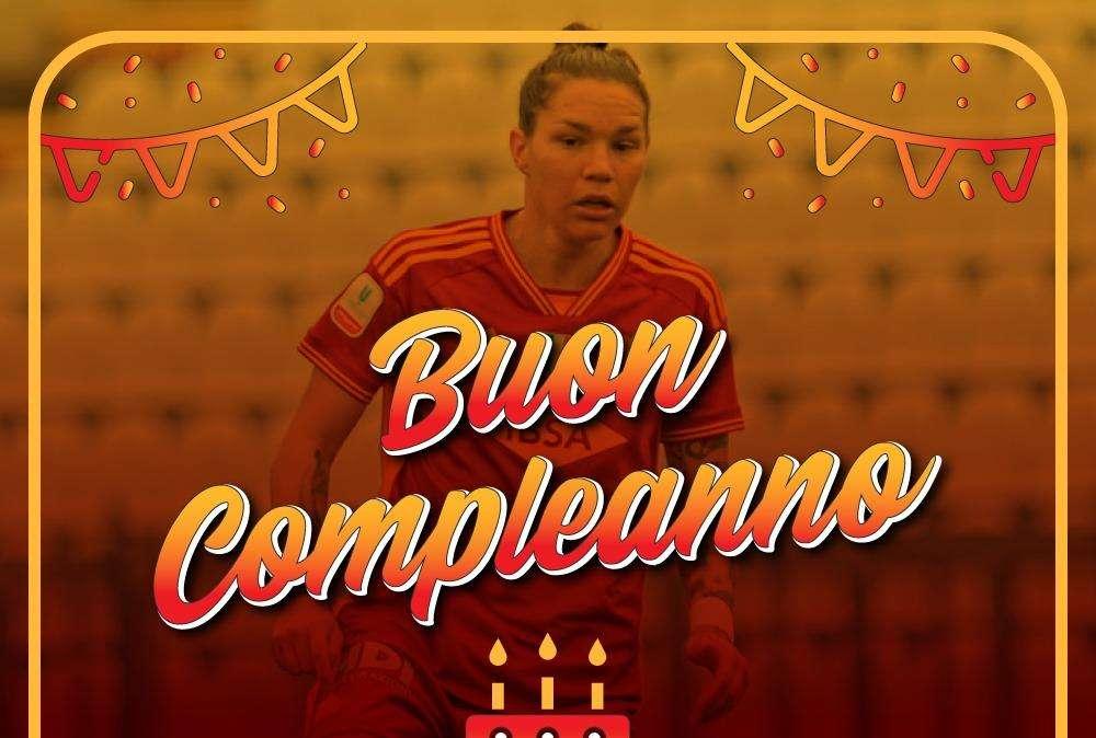 Punto fermo della Roma con oltre 100 presenze con la Nazionale: tanti auguri Elena. GRAFICA!