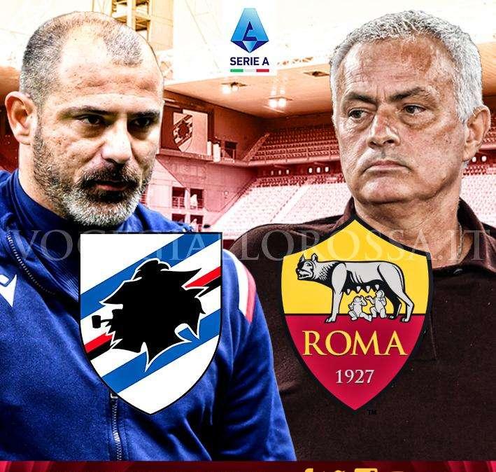 Sampdoria-Roma - La copertina del match. GRAFICA!