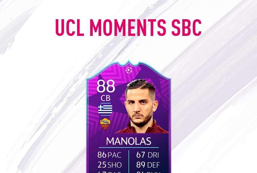 FIFA Ultimate Team, ecco la carta speciale di Manolas dedicata al suo gol al Barcellona