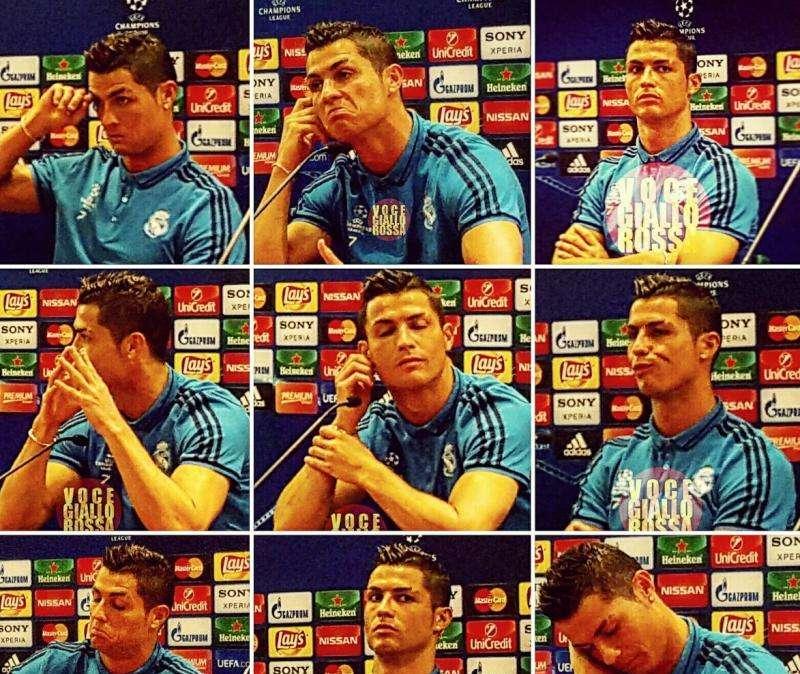Le facce di Cristiano Ronaldo - La photogallery