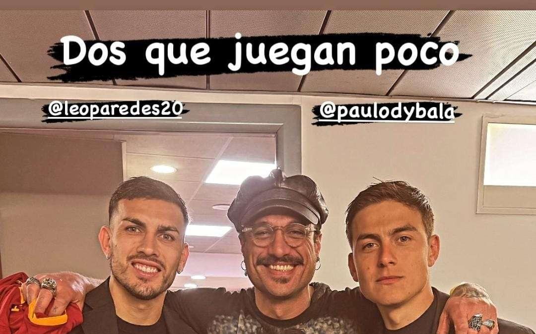 Osvaldo torna a Roma. Su Dybala e Paredes: "Due che giocano poco". FOTO!