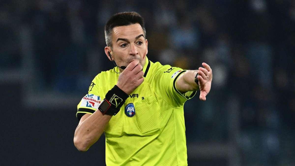 Serie A - Le designazioni arbitrali della 16ª giornata: Como-Roma a Rapuano