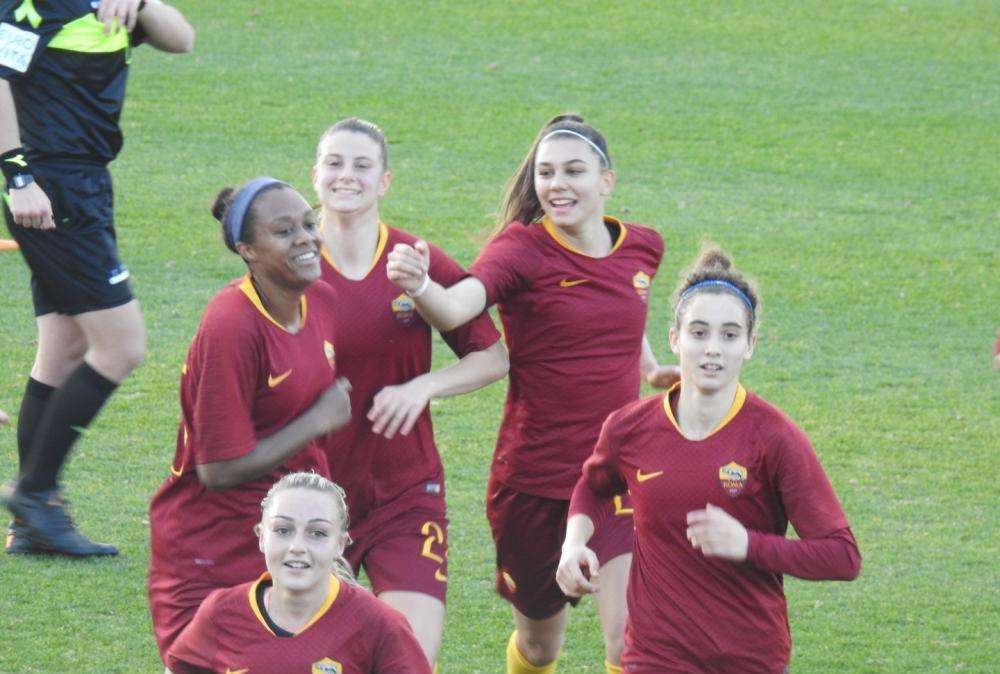 Serie A Femminile - Roma-Florentia 3-1 - Tris giallorosso, blindato il 4° posto