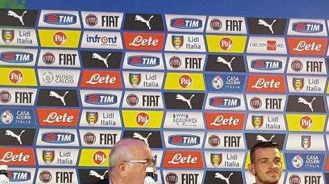 Stadio Olimpico - Presenti Florenzi, Candreva e Tavecchio. Florenzi: "La maglia dell'Italia deve essere tatuata sulla pelle". FOTO! VIDEO!