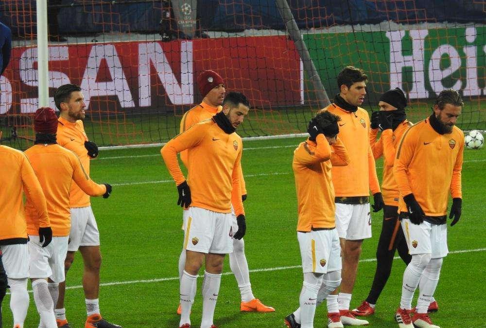 Metalist Stadium, il riscaldamento della Roma - La photogallery