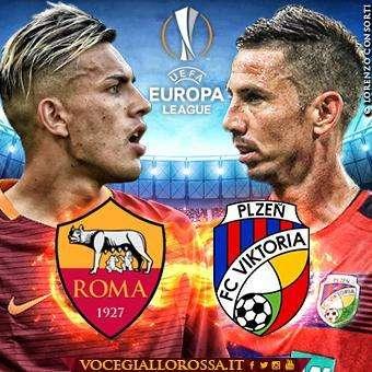 Roma-Viktoria Plzeň - La copertina 