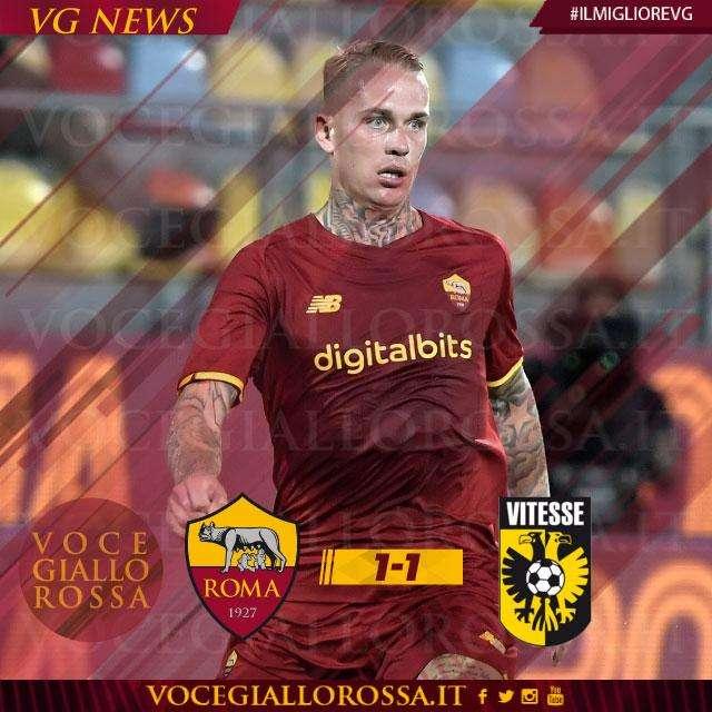 #IlMiglioreVG - Rick Karsdorp è il man of the match di Roma-Vitesse 1-1. GRAFICA!