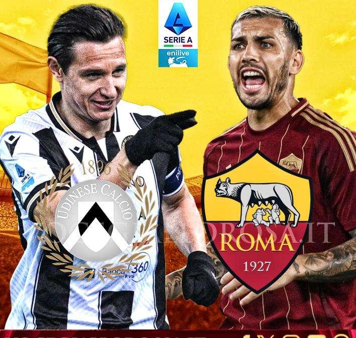 Udinese-Roma - La copertina del match. GRAFICA!