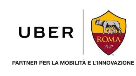 Uber diventa partner per la mobilità e l'innovazione dell'ASRoma