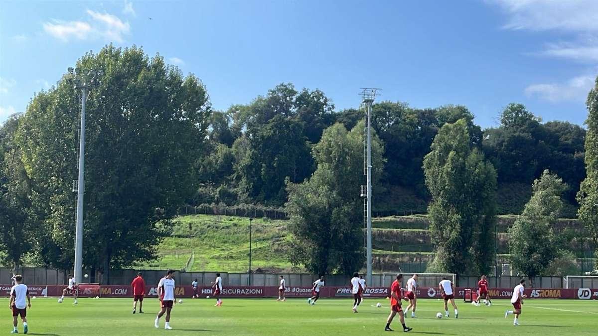 TRIGORIA - Allenamento in vista del Milan 