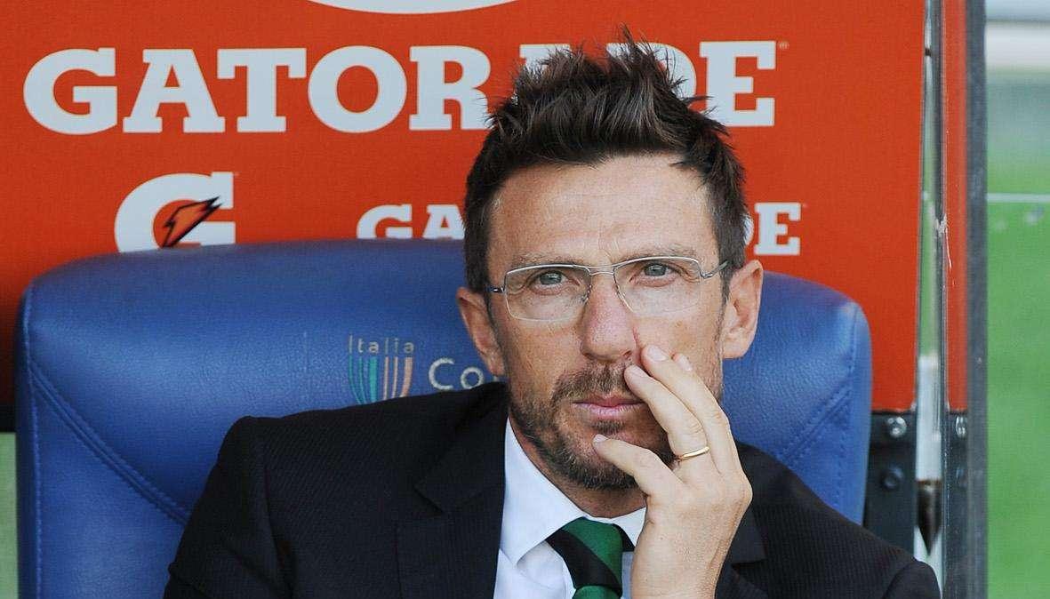 Sassuolo, Di Francesco: "Tifo Roma e spero nel sorpasso alla Juventus"