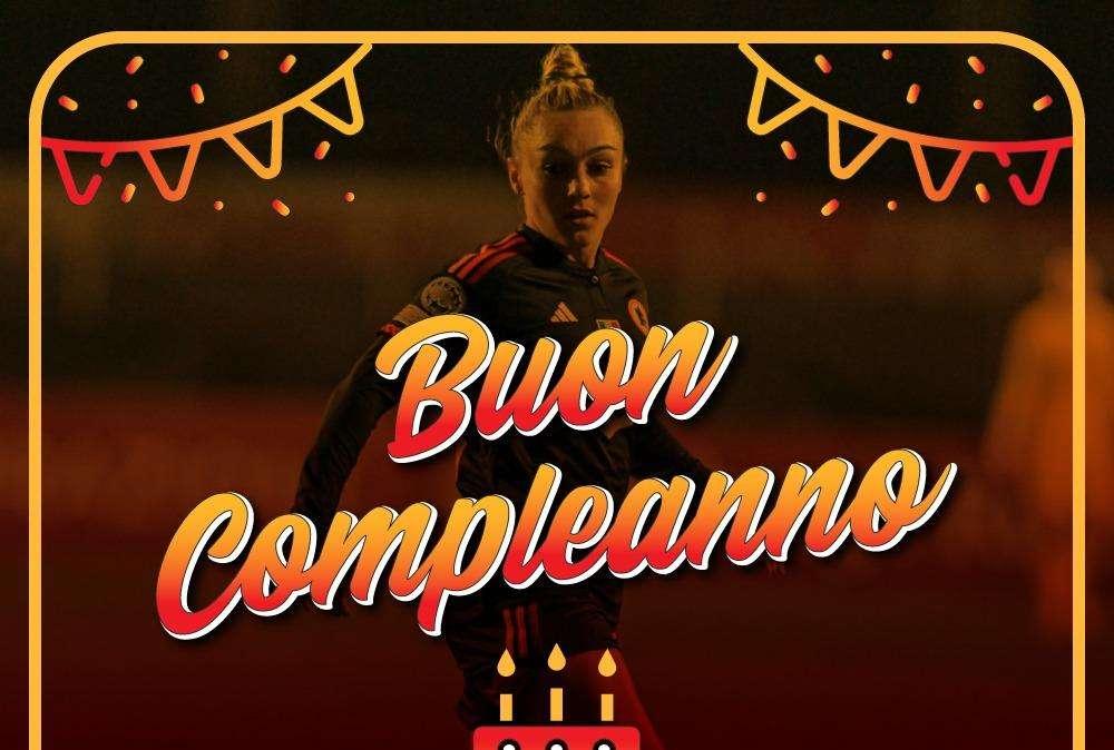 La Golden Girl che ha aperto le marcature nel match che ha regalato lo scudetto alla Roma: tanti auguri Giada. GRAFICA!