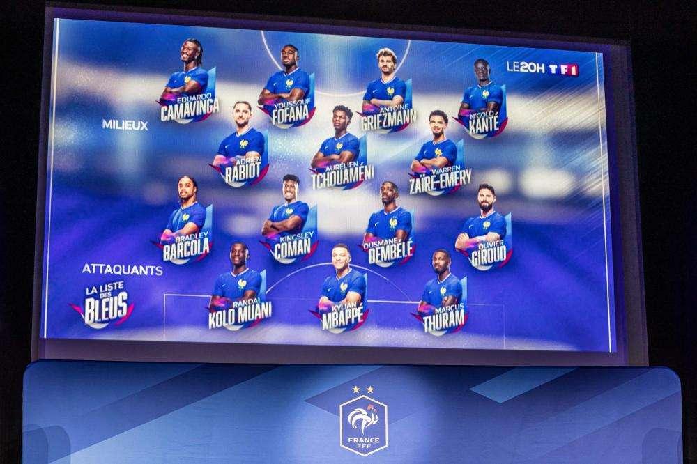 Euro 2024: ecco la Francia di Deschamps, tra i 25 convocati c'è la sorpresa Kanté