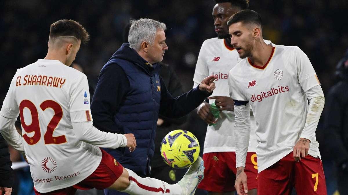 La soddisfazione di Mourinho: "Che squadra, che spirito e che prestazione. Ci vediamo mercoledì all'Olimpico"