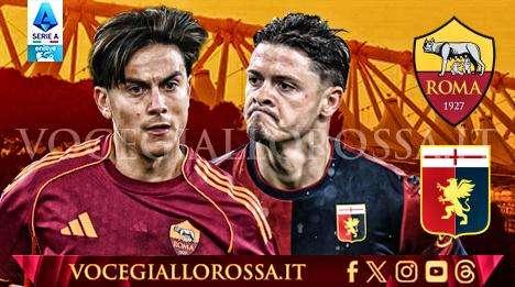 Roma-Genoa - La copertina del match. GRAFICA!