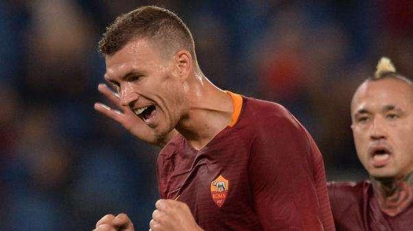 Dzeko: "Stasera serata perfetta. Il primo gol? È stato bello, forse il migliore alla Roma"