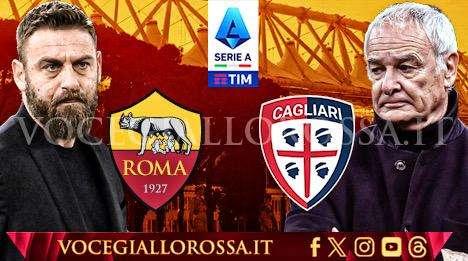 Roma-Cagliari 4-0 - I giallorossi dominano, terza vittoria consecutiva per De Rossi