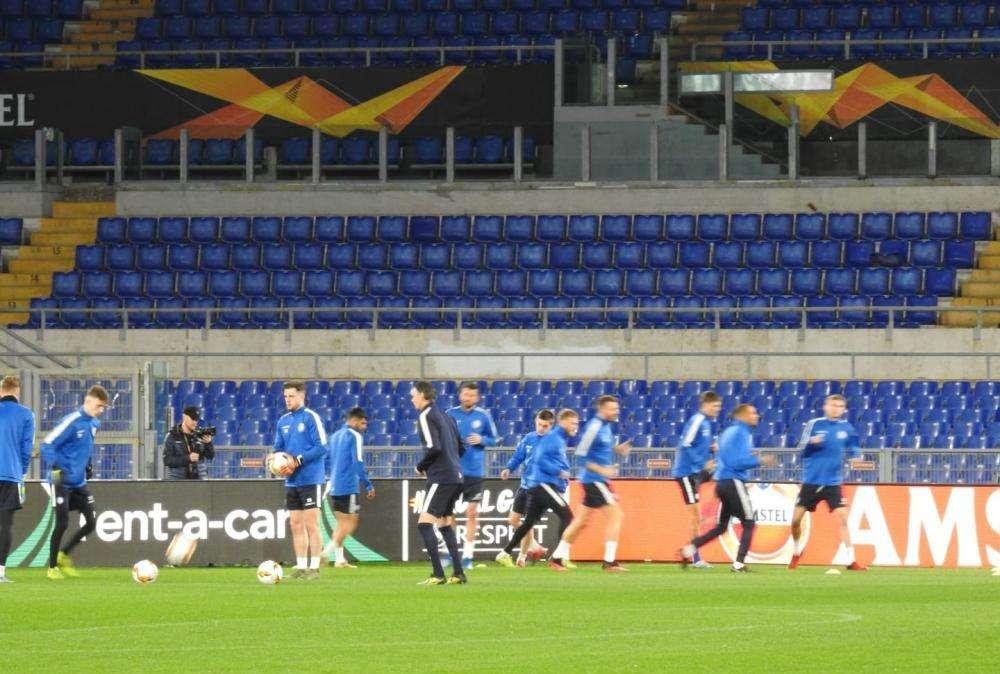 OLIMPICO - Gent, rifinitura prima del match di domani. FOTO!