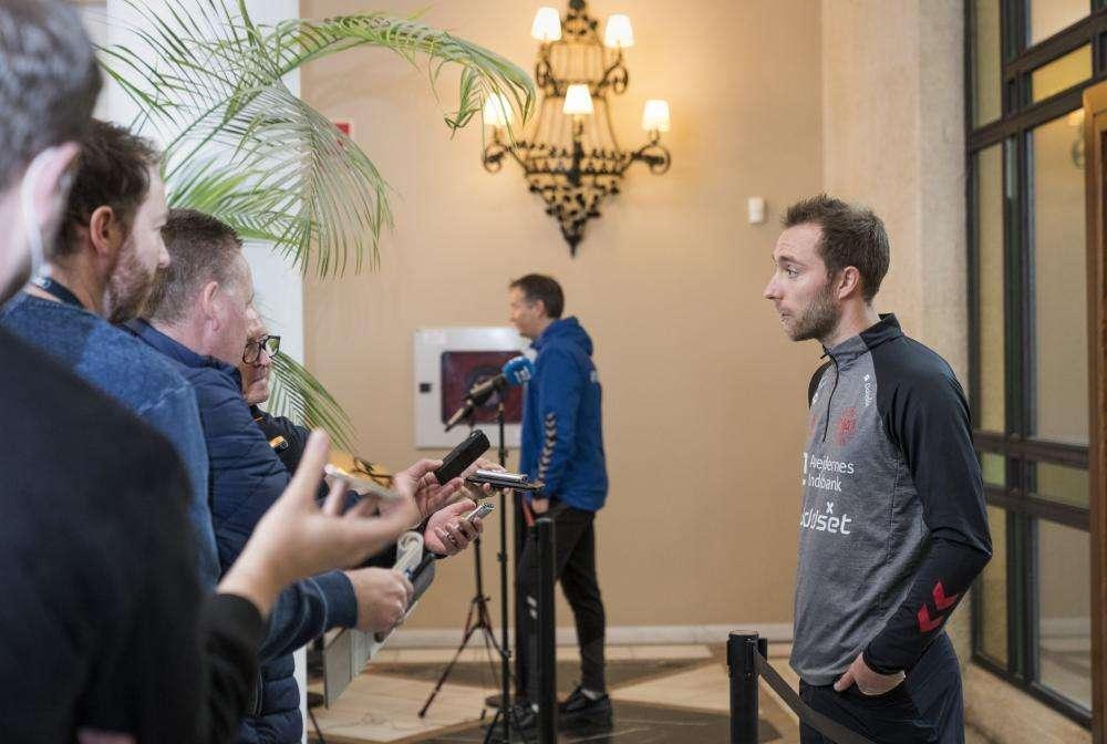 Danimarca, Eriksen: "Felice di essere tornato"