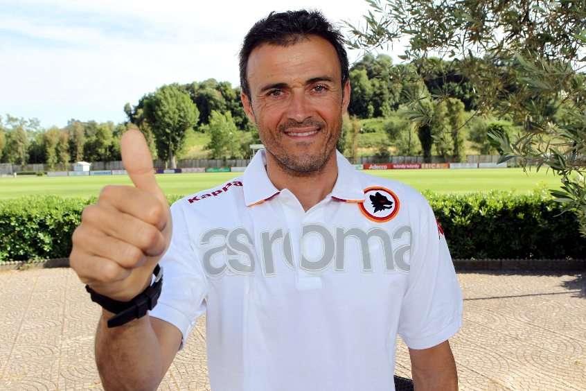 Luis Enrique è arrivato a Roma: "Forza Roma" 