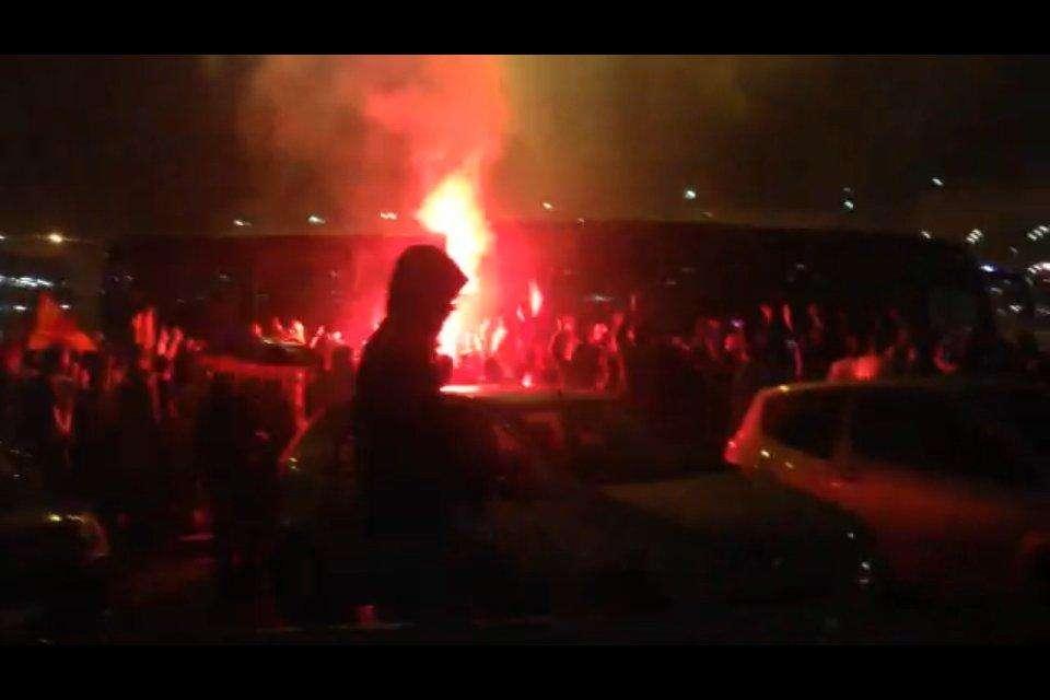 Fiumicino - La Roma accolta da circa 1.000 tifosi. FOTO! VIDEO!