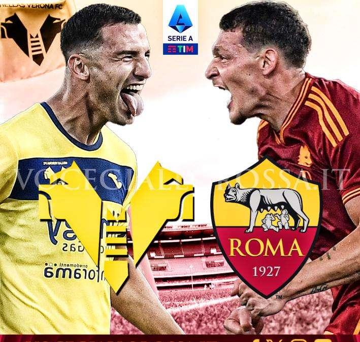 Hellas Verona-Roma - La copertina del match. GRAFICA!
