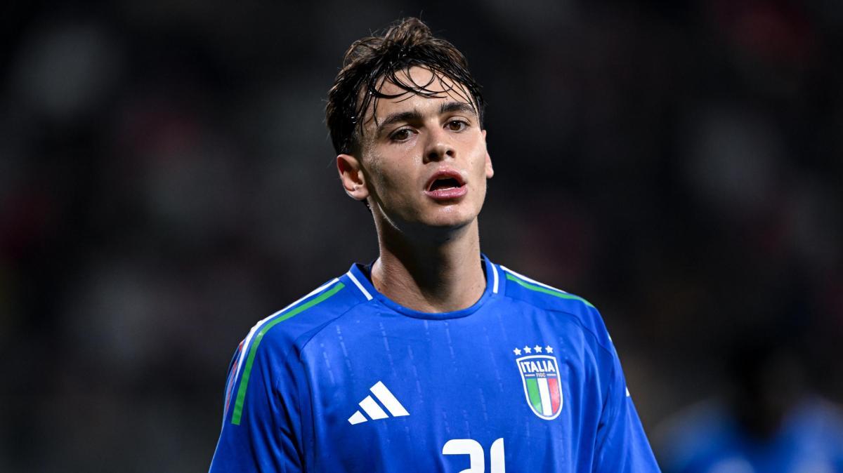 Lussemburgo-Italia 0-1, Pisilli serve l'assist per il gol di Pio Esposito