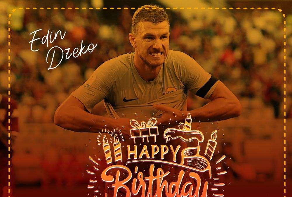 Il Cigno di Sarajevo che ha ottenuto tre record indissolubili con la Roma: tanti auguri Edin. GRAFICA!