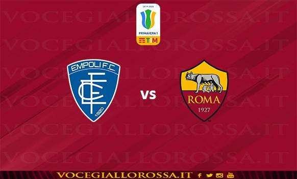 PRIMAVERA - Empoli FC vs AS Roma 2-1 - Perdono i giallorossi, Cannavo e Merola rimontano il gol di Tall