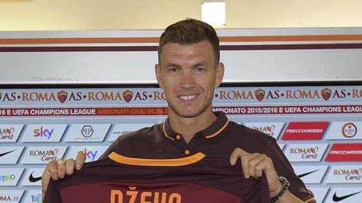 COMUNICATO AS ROMA - Acquistato Edin Dzeko a titolo temporaneo. Avrà la numero 9