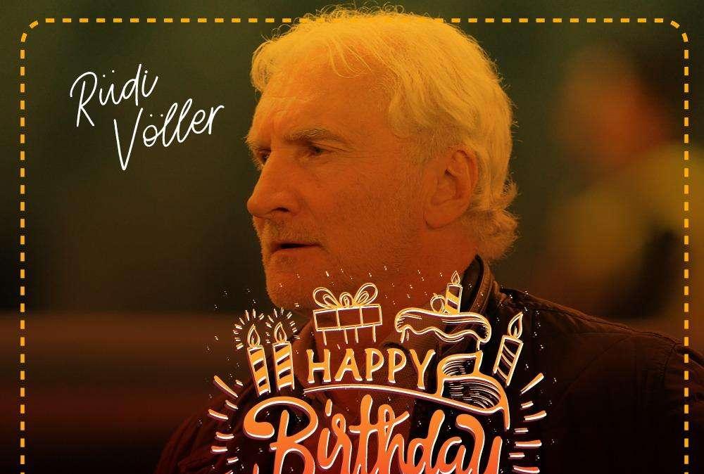 Vola, sotto la Curva vola, la Curva s'innamora, tedesco vola: tanti auguri Rudi. GRAFICA!