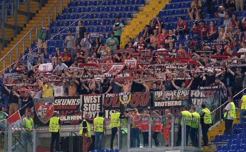 Bayer Leverkusen-Roma, settore ospite sold out