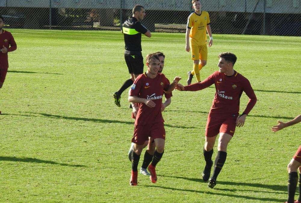 PRIMAVERA PAGELLE AS ROMA vs HELLAS VERONA FC 2-0 - Riccardi brillante. Greco saracinesca